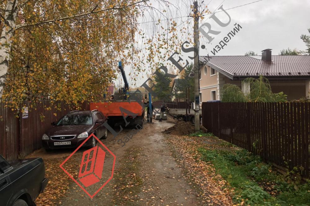 Доставка тротуарной плитки в деревню Вахонино Конаковского района