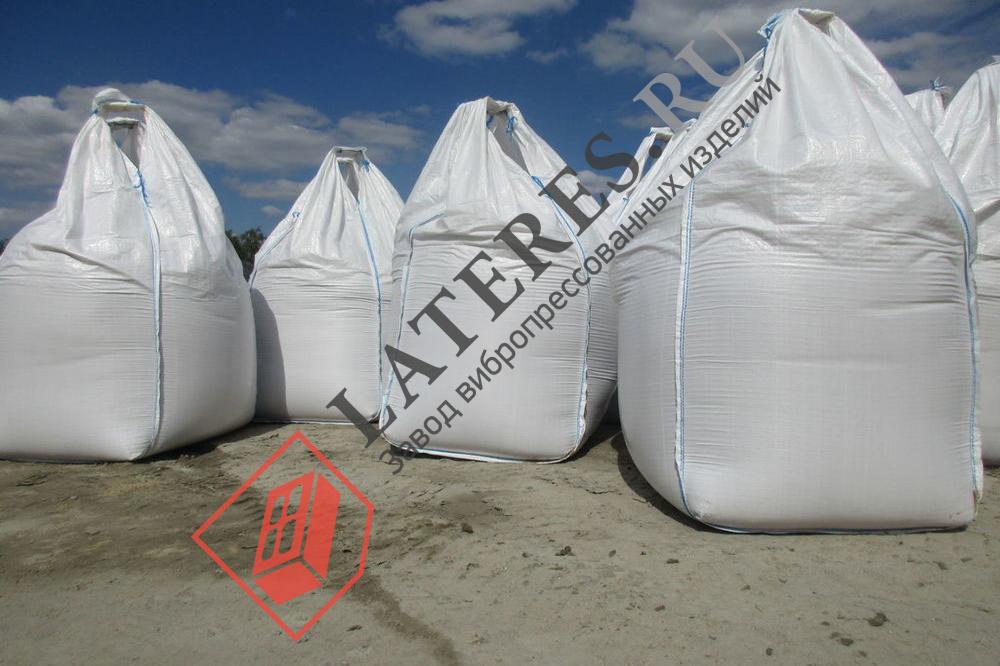 Песок строительный мелкий Мытый 1000 кг в Биг-Бэгах